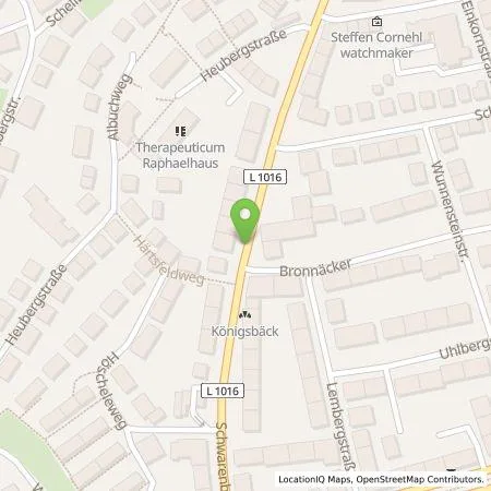 Standortübersicht der Tankstelle EnBW mobility+ AG und Co.KG in 70188 Stuttgart