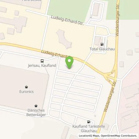 Standortübersicht der Tankstelle EnBW mobility+ AG und Co.KG in 08371 Glauchau