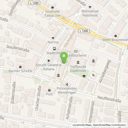 Standortübersicht der Tankstelle EnBW Ostwürttemberg DonauRies AG in 73240 Wendlingen am Neckar