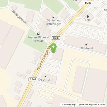 Standortübersicht der Tankstelle EnBW mobility+ AG und Co.KG in 38723 Seesen