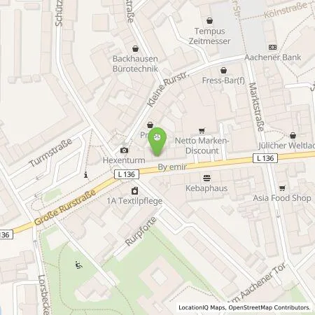 Standortübersicht der Tankstelle EnBW mobility+ AG und Co.KG in 52428 Jülich