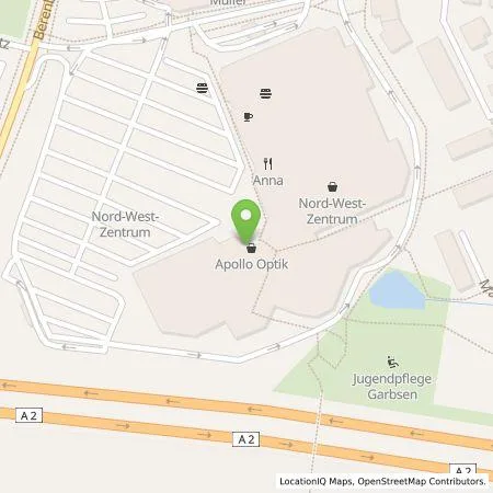 Standortübersicht der Tankstelle EnBW mobility+ AG und Co.KG in 30823 Garbsen