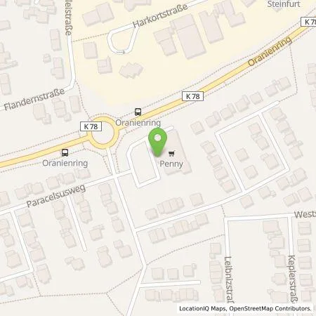 Standortübersicht der Tankstelle EnBW mobility+ AG und Co.KG in 48565 Steinfurt