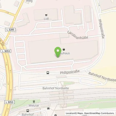 Standortübersicht der Tankstelle EnBW mobility+ AG und Co.KG in 35576 Wetzlar