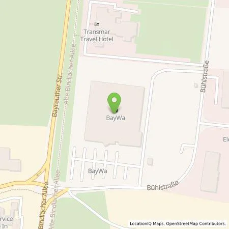 Standortübersicht der Tankstelle EnBW mobility+ AG und Co.KG in 95463 Bindlach