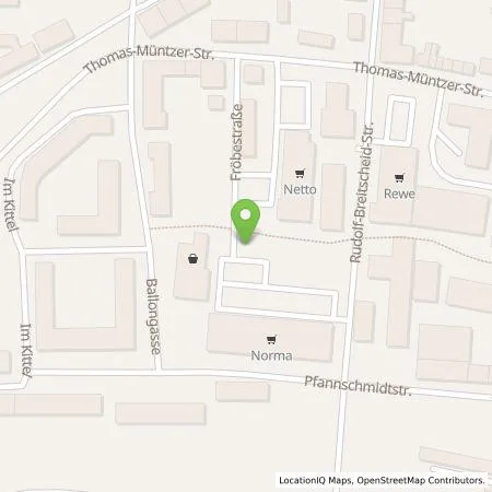 Standortübersicht der Tankstelle EnBW mobility+ AG und Co.KG in 99974 Mühlhausen