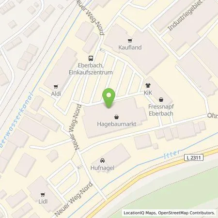 Standortübersicht der Tankstelle EnBW mobility+ AG und Co.KG in 69412 Eberbach