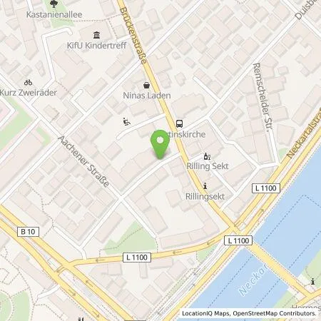 Standortübersicht der Tankstelle EnBW mobility+ AG und Co.KG in 70376 Stuttgart