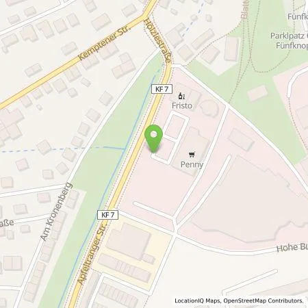 Standortübersicht der Tankstelle EnBW mobility+ AG und Co.KG in 87600 Kaufbeuren