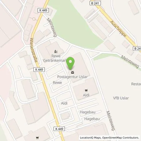 Standortübersicht der Tankstelle EnBW mobility+ AG und Co.KG in 37170 Uslar