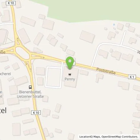 Standortübersicht der Tankstelle EnBW mobility+ AG und Co.KG in 29553 Bienenbüttel