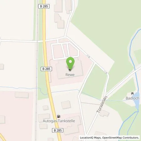 Standortübersicht der Tankstelle EnBW mobility+ AG und Co.KG in 97647 Nordheim vor der Rhön