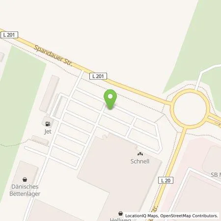 Standortübersicht der Tankstelle EnBW mobility+ AG und Co.KG in 14612 Falkensee