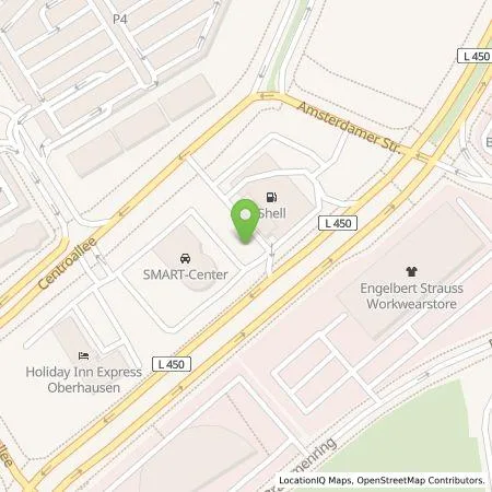 Standortübersicht der Tankstelle EnBW mobility+ AG und Co.KG in 46047 Oberhausen