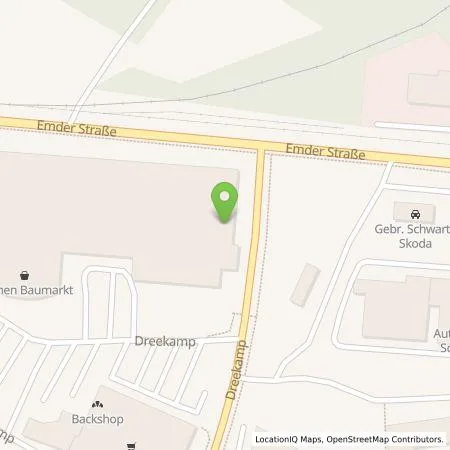 Standortübersicht der Tankstelle EnBW mobility+ AG und Co.KG in 26605 Aurich