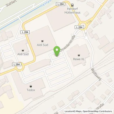 Standortübersicht der Tankstelle EnBW mobility+ AG und Co.KG in 57562 Herdorf