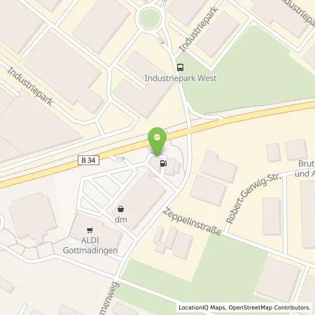 Standortübersicht der Tankstelle EnBW mobility+ AG und Co.KG in 78244 Gottmadingen