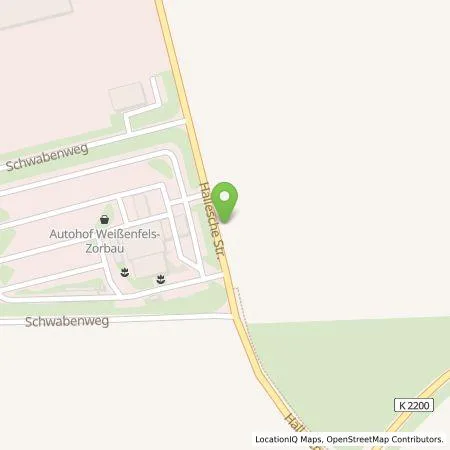 Standortübersicht der Tankstelle EnBW mobility+ AG und Co.KG in 06686 Lützen
