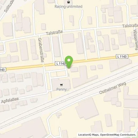 Standortübersicht der Tankstelle EnBW mobility+ AG und Co.KG in 70825 Korntal-Münchingen