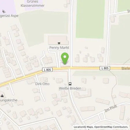 Standortübersicht der Tankstelle EnBW mobility+ AG und Co.KG in 32107 Bad Salzuflen