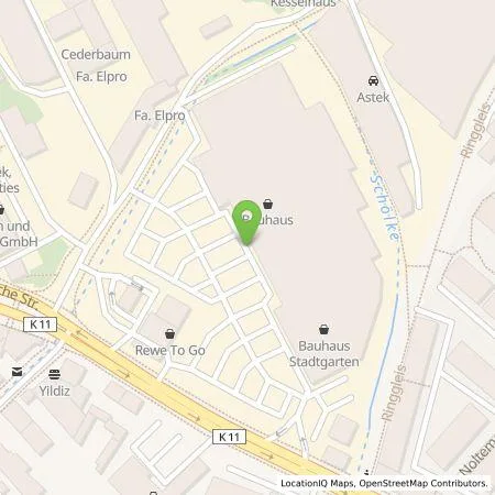 Standortübersicht der Tankstelle EnBW mobility+ AG und Co.KG in 38114 Braunschweig