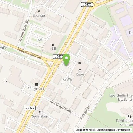 Standortübersicht der Tankstelle EnBW mobility+ AG und Co.KG in 35390 Gießen