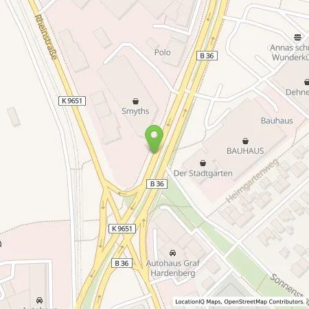 Standortübersicht der Tankstelle EnBW mobility+ AG und Co.KG in 76185 Karlsruhe