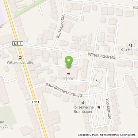 Standortübersicht der Tankstelle EnBW mobility+ AG und Co.KG in 44536 Lünen