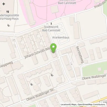 Standortübersicht der Tankstelle EnBW mobility+ AG und Co.KG in 70374 Stuttgart