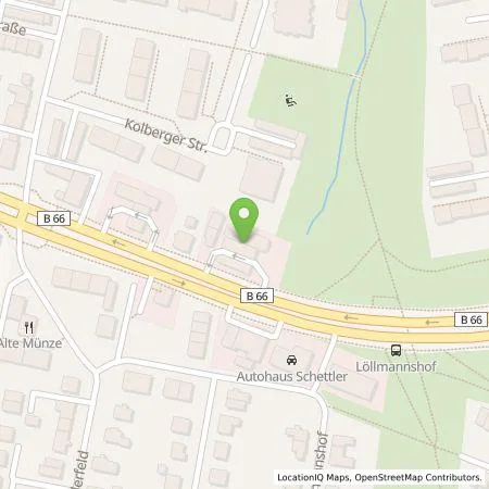 Standortübersicht der Tankstelle EnBW mobility+ AG und Co.KG in 33605 Bielefeld