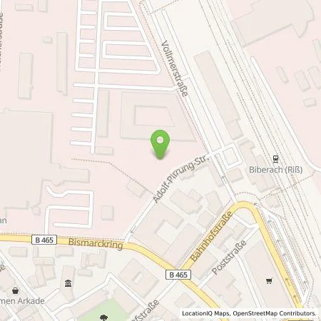 Standortübersicht der Tankstelle EnBW mobility+ AG und Co.KG in 88400 Biberach an der Riß