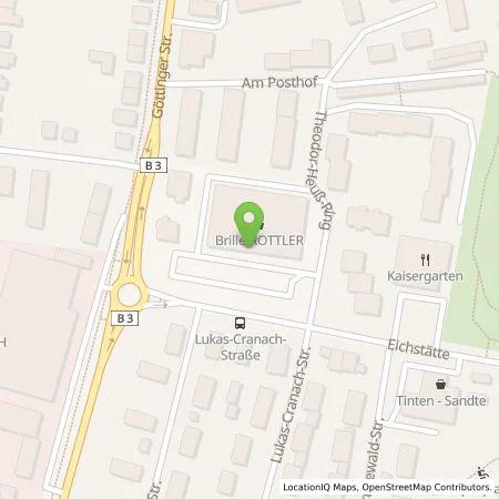 Standortübersicht der Tankstelle EnBW mobility+ AG und Co.KG in 37154 Northeim