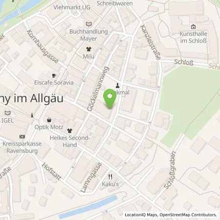 Standortübersicht der Tankstelle EnBW mobility+ AG und Co.KG in 88316 Isny im Allgäu