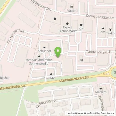 Standortübersicht der Tankstelle EnBW mobility+ AG und Co.KG in 86956 Schongau