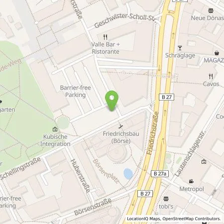 Standortübersicht der Tankstelle EnBW mobility+ AG und Co.KG in 70174 Stuttgart