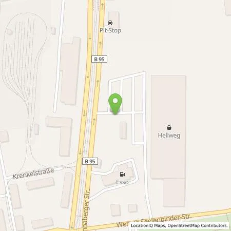 Standortübersicht der Tankstelle EnBW mobility+ AG und Co.KG in 09120 Chemnitz