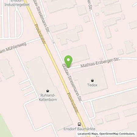 Standortübersicht der Tankstelle EnBW mobility+ AG und Co.KG in 66806 Ensdorf