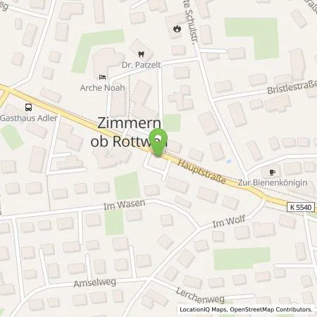 Standortübersicht der Tankstelle EnBW mobility+ AG und Co.KG in 78628 Zimmern o.R.