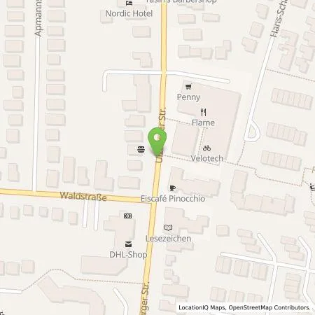 Standortübersicht der Tankstelle EnBW mobility+ AG und Co.KG in 22844 Norderstedt