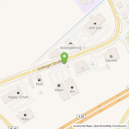 Standortübersicht der Tankstelle EnBW mobility+ AG und Co.KG in 85356 Freising