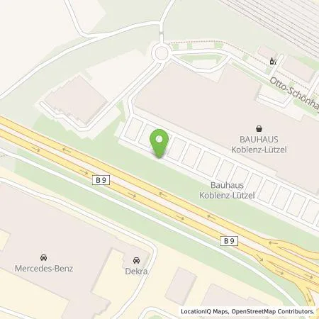 Standortübersicht der Tankstelle EnBW mobility+ AG und Co.KG in 56070 Koblenz