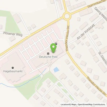 Standortübersicht der Tankstelle EnBW mobility+ AG und Co.KG in 95213 Münchberg