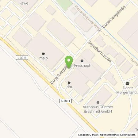 Standortübersicht der Tankstelle EnBW mobility+ AG und Co.KG in 65830 Kriftel