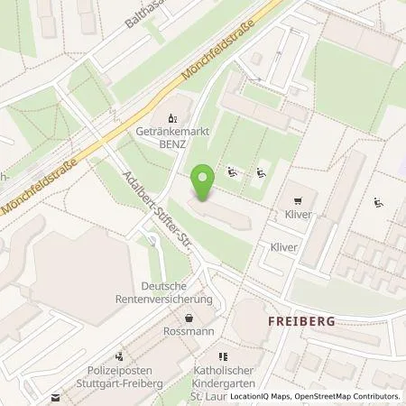 Standortübersicht der Tankstelle EnBW mobility+ AG und Co.KG in 70437 Stuttgart