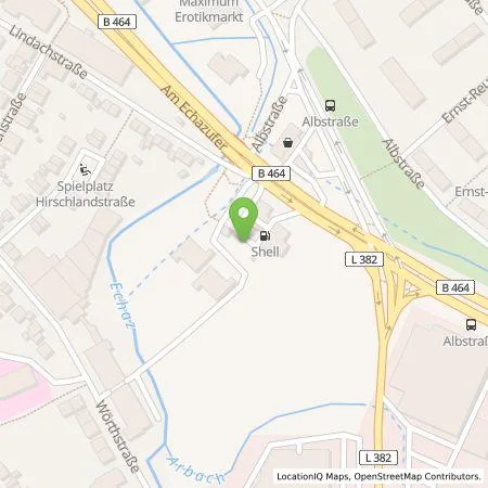 Standortübersicht der Tankstelle EnBW mobility+ AG und Co.KG in 72764 Reutlingen