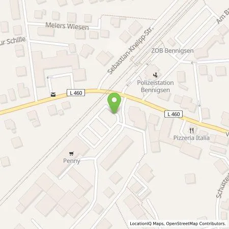 Standortübersicht der Tankstelle EnBW mobility+ AG und Co.KG in 31832 Springe