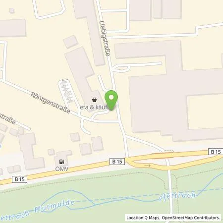 Standortübersicht der Tankstelle EnBW mobility+ AG und Co.KG in 84030 Landshut