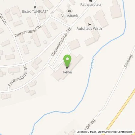 Standortübersicht der Tankstelle EnBW mobility+ AG und Co.KG in 97772 Wildflecken