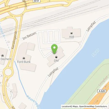 Standortübersicht der Tankstelle EnBW mobility+ AG und Co.KG in 66333 Völklingen