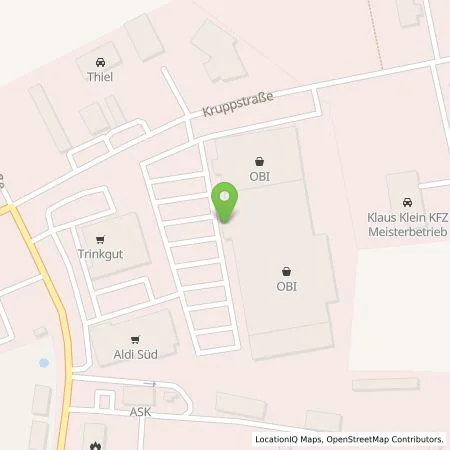 Standortübersicht der Tankstelle EnBW mobility+ AG und Co.KG in 47475 Kamp-Lintfort